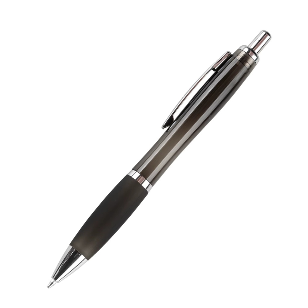 Stylos à bille personnalisés, logo imprimé, logo publicitaire (Noir)