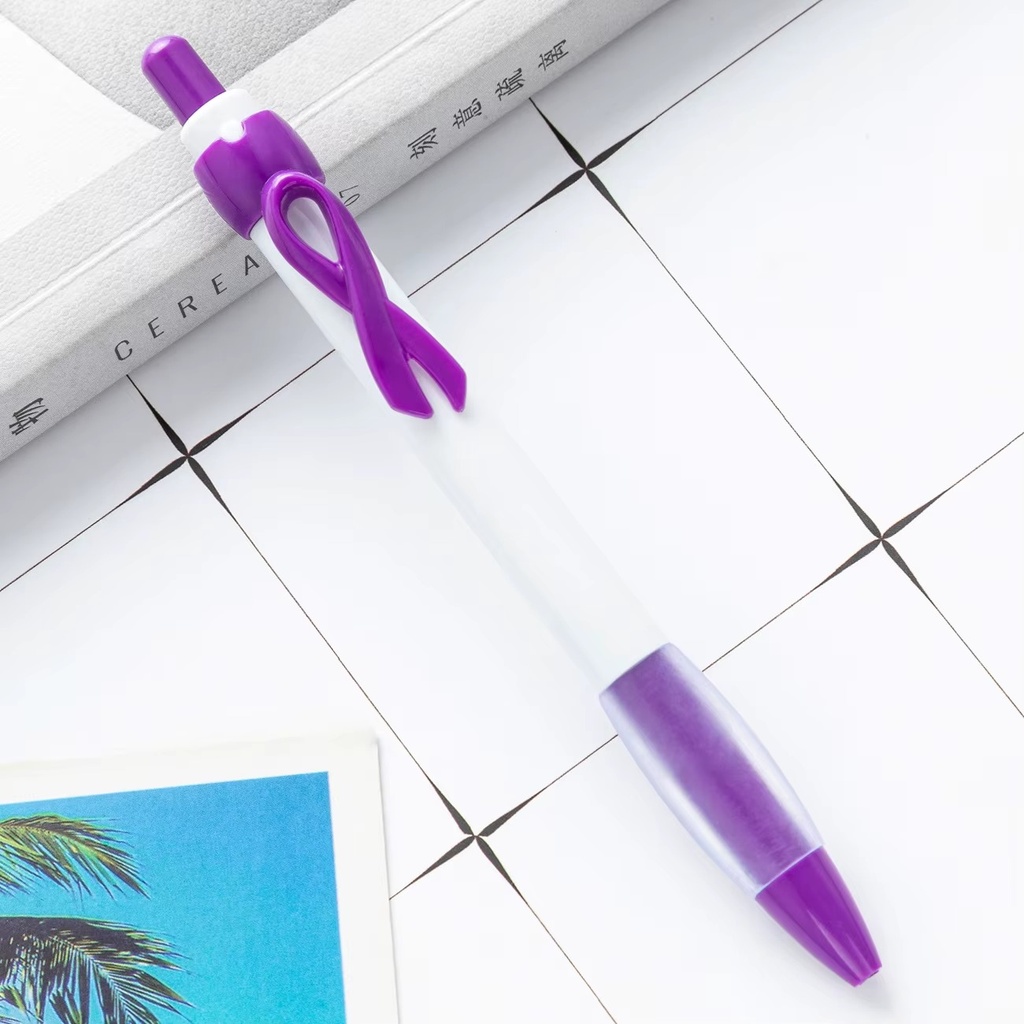 2025 nouveau stylo à bille en métal en acier inoxydable de qualité supérieure de luxe Logo personnalisé cadeau VIP d'hôtel d'affaires avec largeur d'écriture de 1.0mm (Violet)