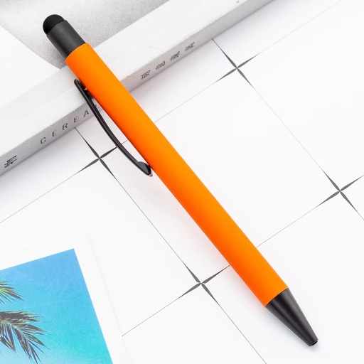 Stylo à bille à encre noire flottante à paillettes d'or 24 carats avec logo personnalisé pour la promotion de cadeaux